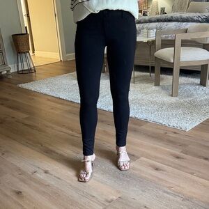 Paige black skinny pant. Size 28. 28” inseam.